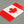 Canada Flag Raised Clear Domed Lens Decal 4"x 2.5"