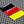 Germany Flag Raised Clear Domed Lens Decal 2.25"x 1.2"
