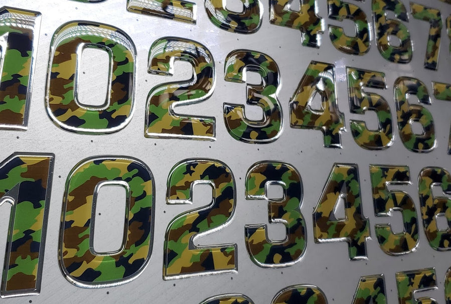 Camouflage Boat Lettering