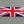 England UK Union Jack Flag Raised Clear Domed Lens Decal 4" x 2"