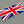 England UK Union Jack Flag Raised Clear Domed Lens Decal 4" x 2"