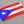 Puerto Rico Flag Raised Clear Domed Lens Decal