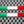 Italy Flag Chrome Outline Raised Clear Domed Lens Decal Set 2"x 0.25"