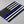 USA Thin Blue Line Flag Raised Clear Domed Lens Decal 5"x 3.125"
