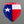 Texas Flag Raised Clear Domed Lens Decal