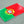 Portugal Flag Raised Clear Domed Lens Decal