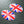 England UK Union Jack Triumph Flag Raised Clear Domed Lens Decal set Oval 1.9"x 1.15"