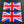 England UK Union Jack Triumph Flag Raised Clear Domed Lens Decal Set 2"x 1.3"
