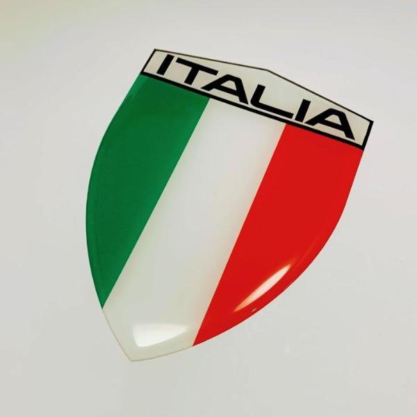 2x Italia Limited Edition Italy Flagge 3D Gel Aufkleber Sticker ca