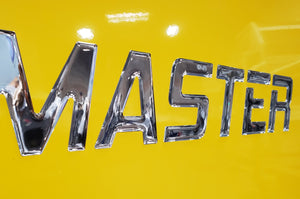 Master Series Domed Lettering Boat Registration Numbers Plain Chrome DOMED NUMBERS 16 PCS KIT